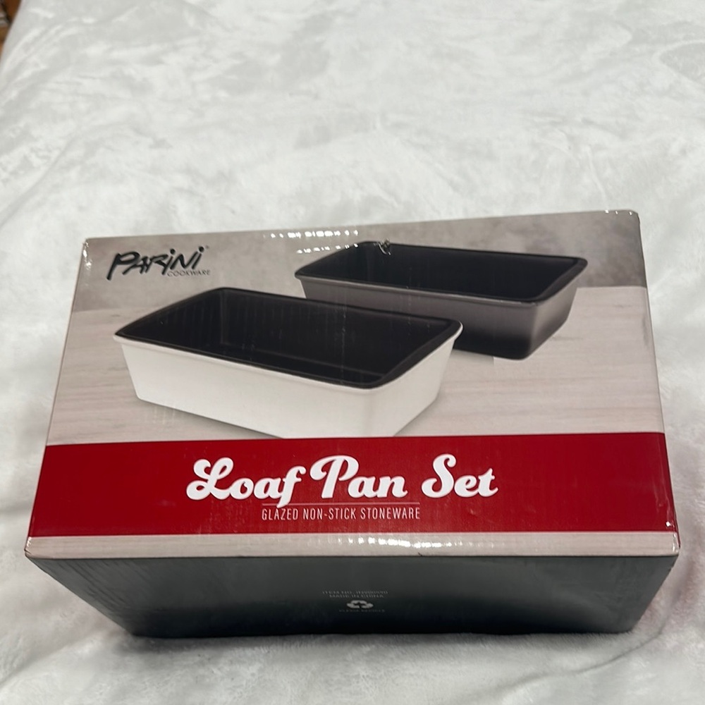 Panini cookware Black and White Loaf Pan Set